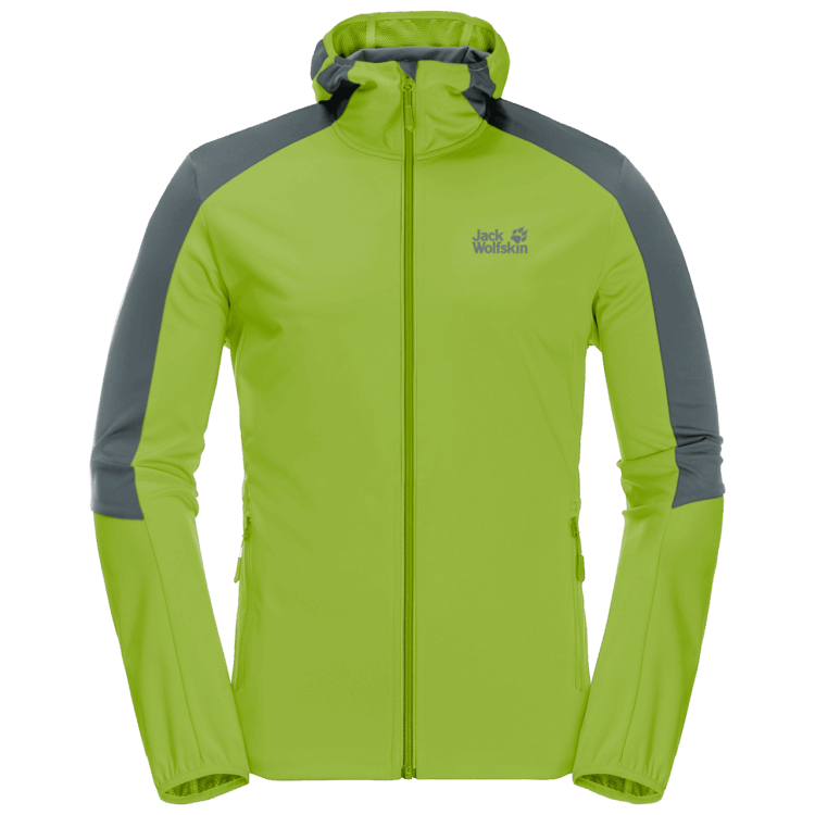 Brand Jack Wolfskin New Men's Go Hike Softshell Spring Lime