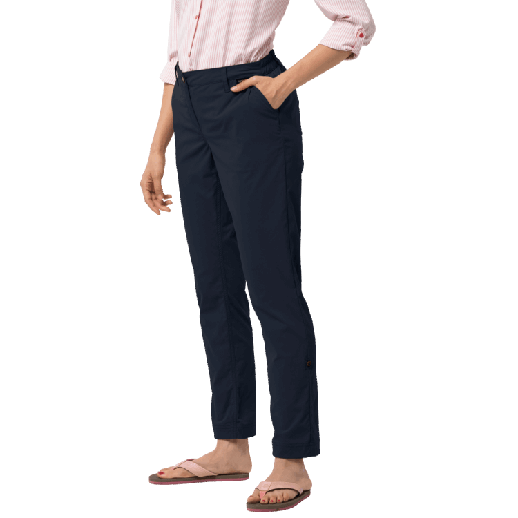 Collection Brand Jack Wolfskin Midnight Blue Women's Desert Roll-Up Pants