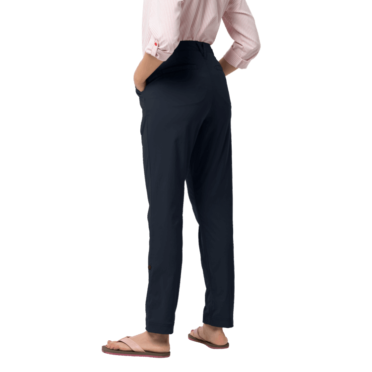 Collection Brand Jack Wolfskin Midnight Blue Women's Desert Roll-Up Pants