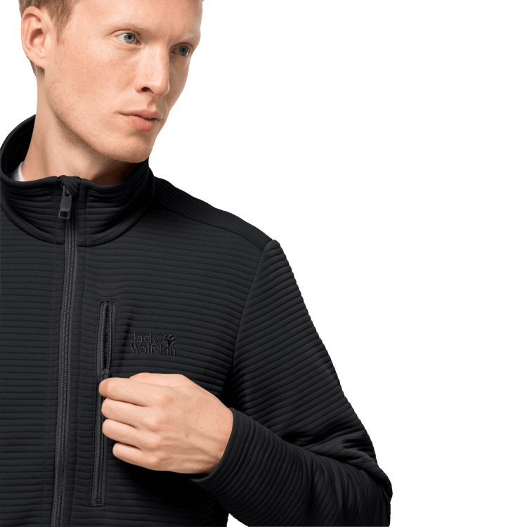 Black New Brand Jack Wolfskin Men's Modesto Jacket