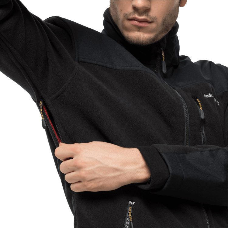 Black Hot Blizzard Brand Jack Wolfskin