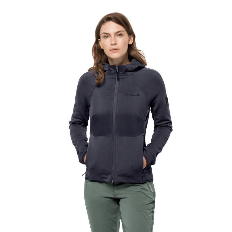 Origins Brand Jack Wolfskin Women's Tasman Cloud Fleece Graphite