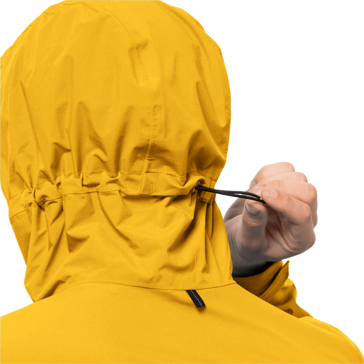 Men's Pack & Go Shell Collections Burly Yellow Xt Brand Jack Wolfskin