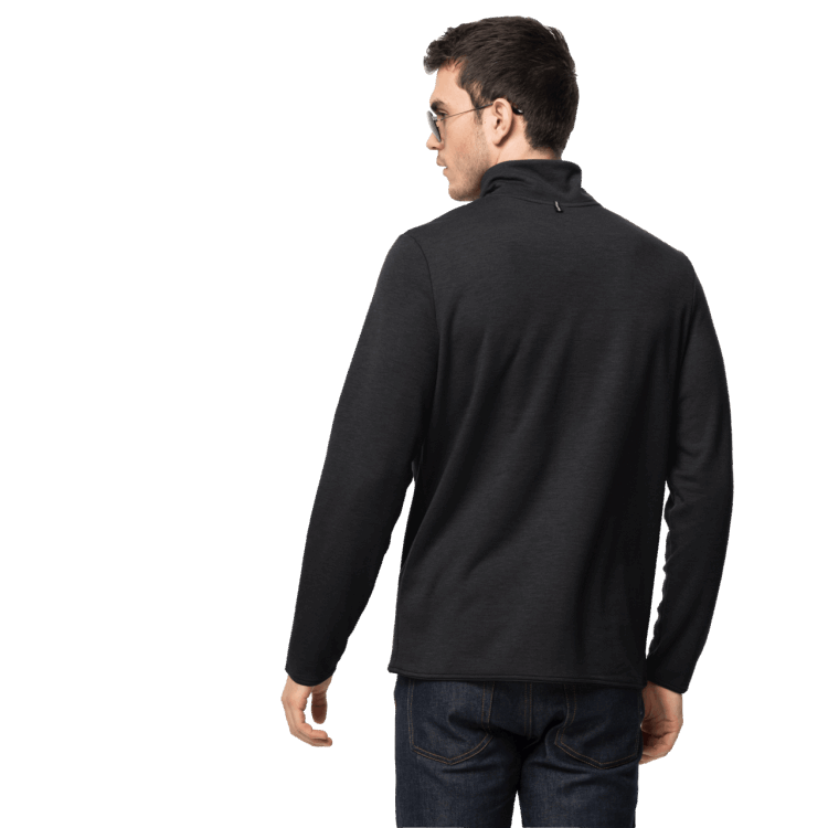Origin Men's JWP Midlayer Black Brand Jack Wolfskin