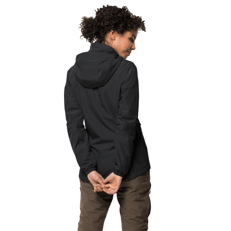 Women's Stormy Point Jacket Brand Jack Wolfskin Collections Black