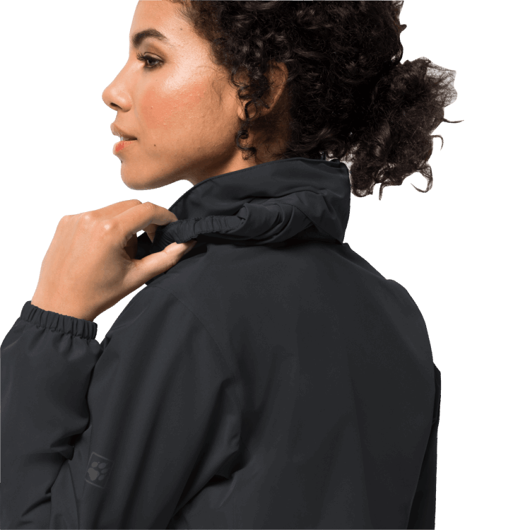 Women's Stormy Point Jacket Brand Jack Wolfskin Collections Black