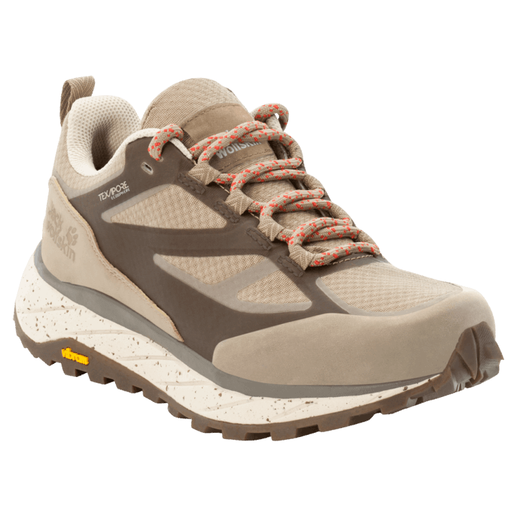 Beige-Light Beige Collections Brand Jack Wolfskin Women's Terraventure Texapore Low