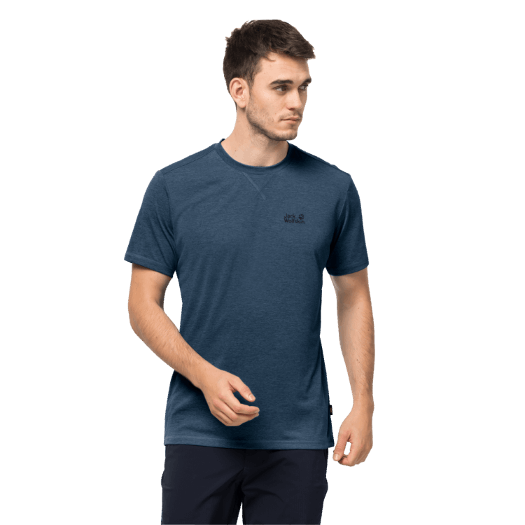 Origin Brand Jack Wolfskin Men's Crosstrail T Thunder Blue