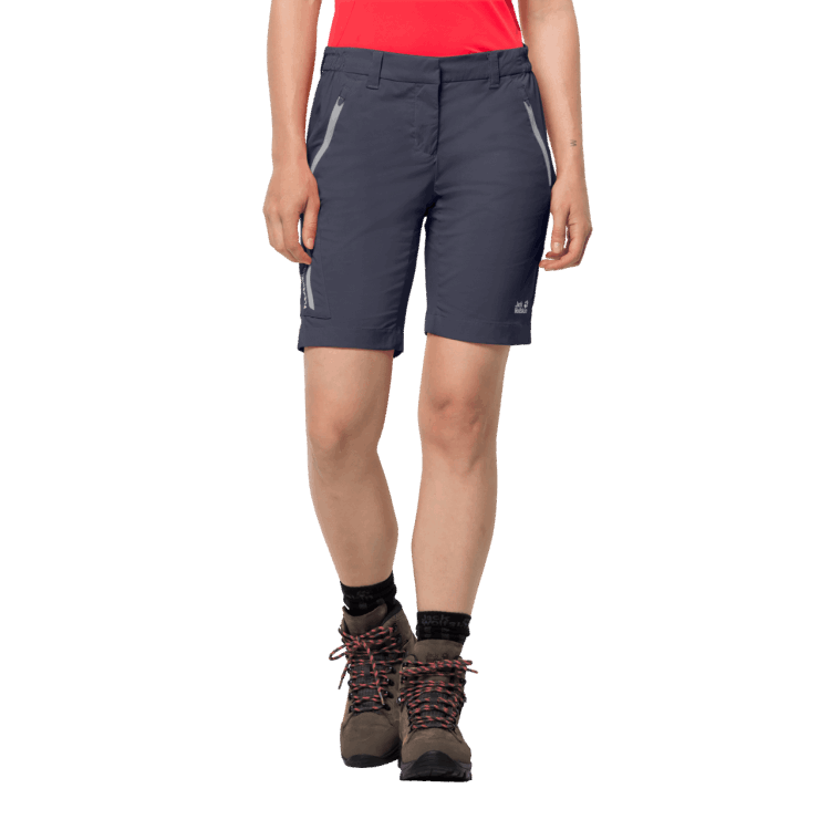 Women's Overland Shorts Brand Jack Wolfskin Collection Graphite