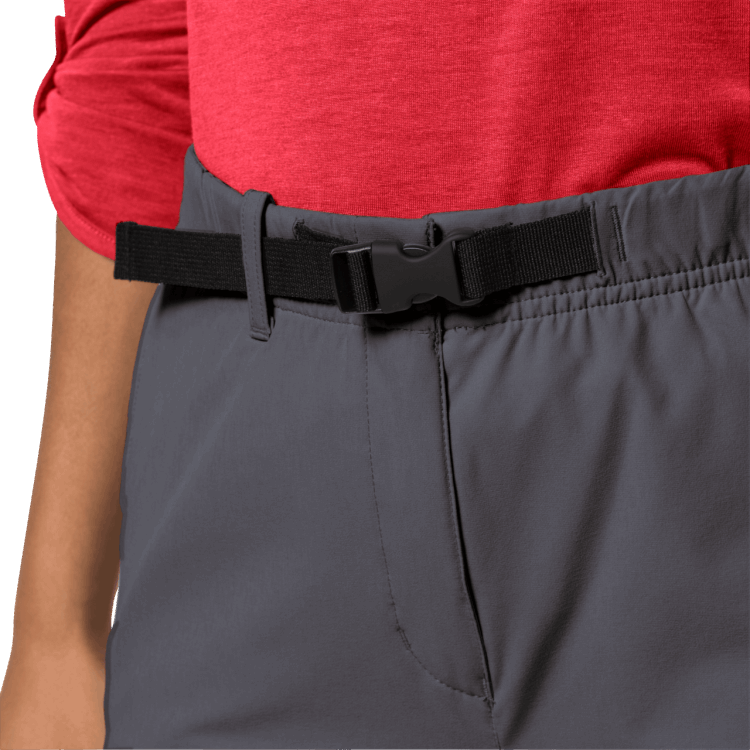 Brand Brand Jack Wolfskin Women's Summer Lifestyle Shorts Asphalt