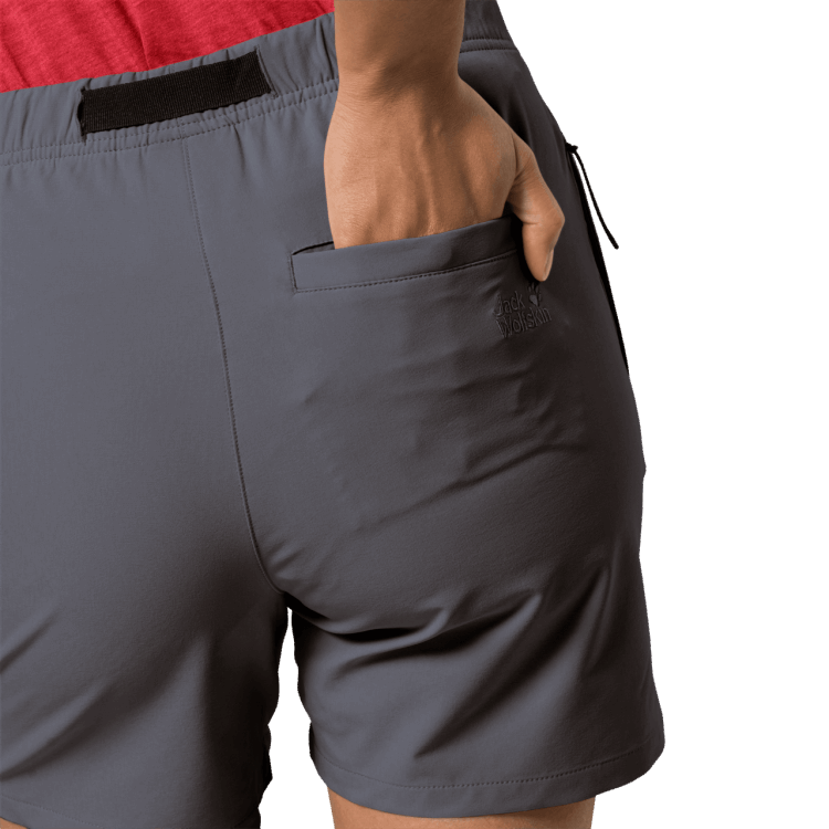 Brand Brand Jack Wolfskin Women's Summer Lifestyle Shorts Asphalt