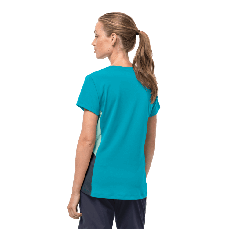 Brand Jack Wolfskin Dark Aqua Women's Narrows T Fashion