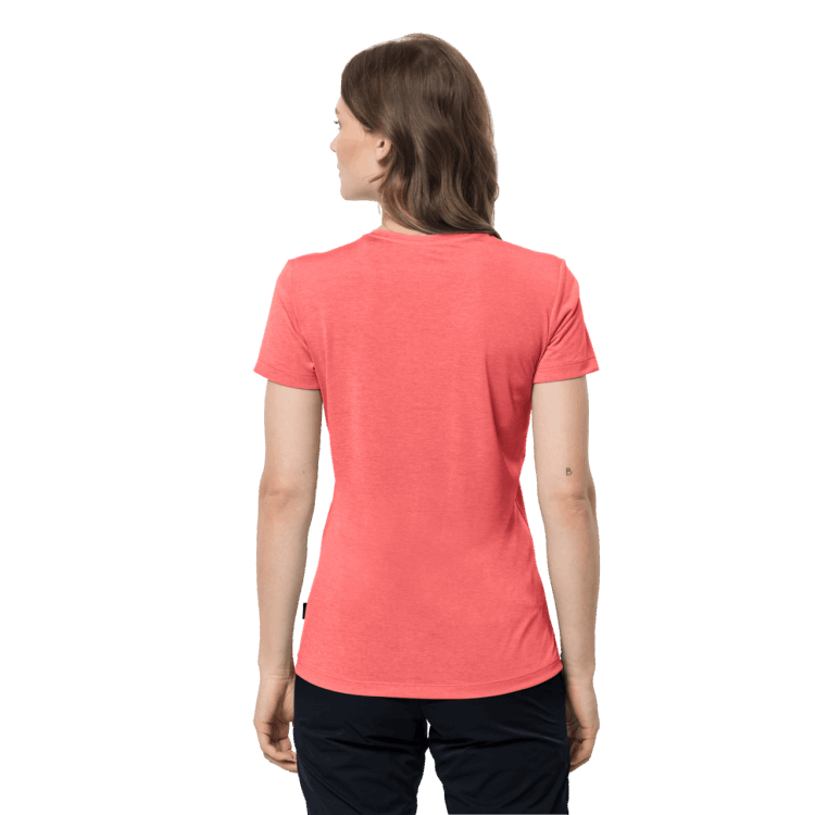 Women's Crosstrail Graphic T Brand Jack Wolfskin Desert Rose Origins