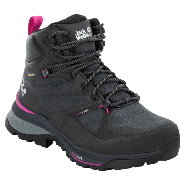 Brand Jack Wolfskin Women's Force Striker Texapore Mid Phantom-Pink Best