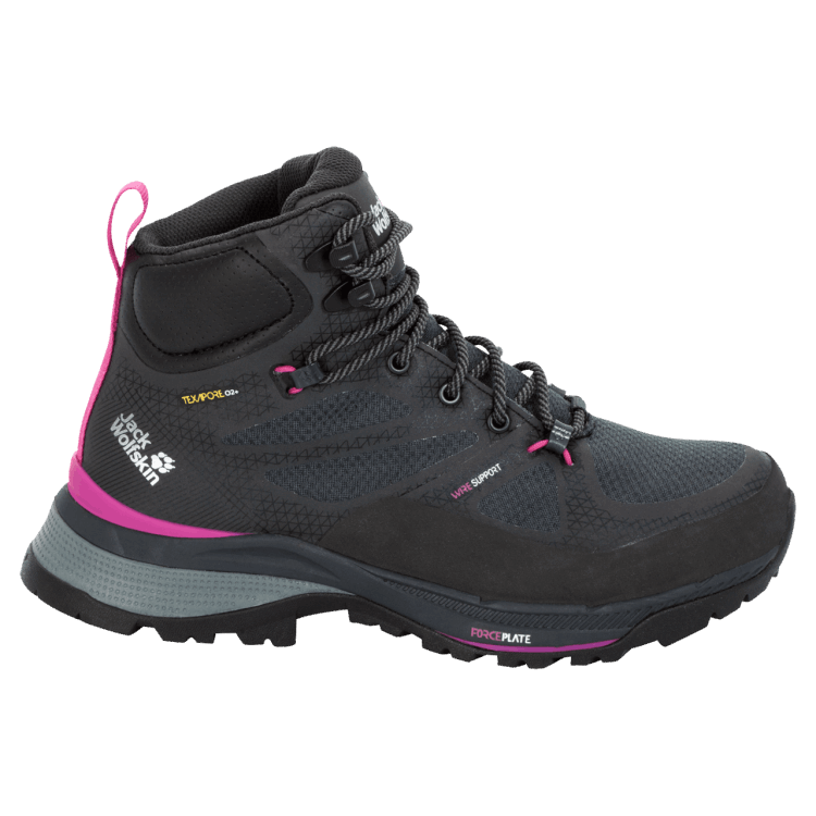 Brand Jack Wolfskin Women's Force Striker Texapore Mid Phantom-Pink Best