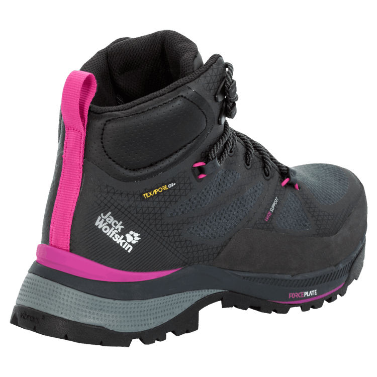 Brand Jack Wolfskin Women's Force Striker Texapore Mid Phantom-Pink Best