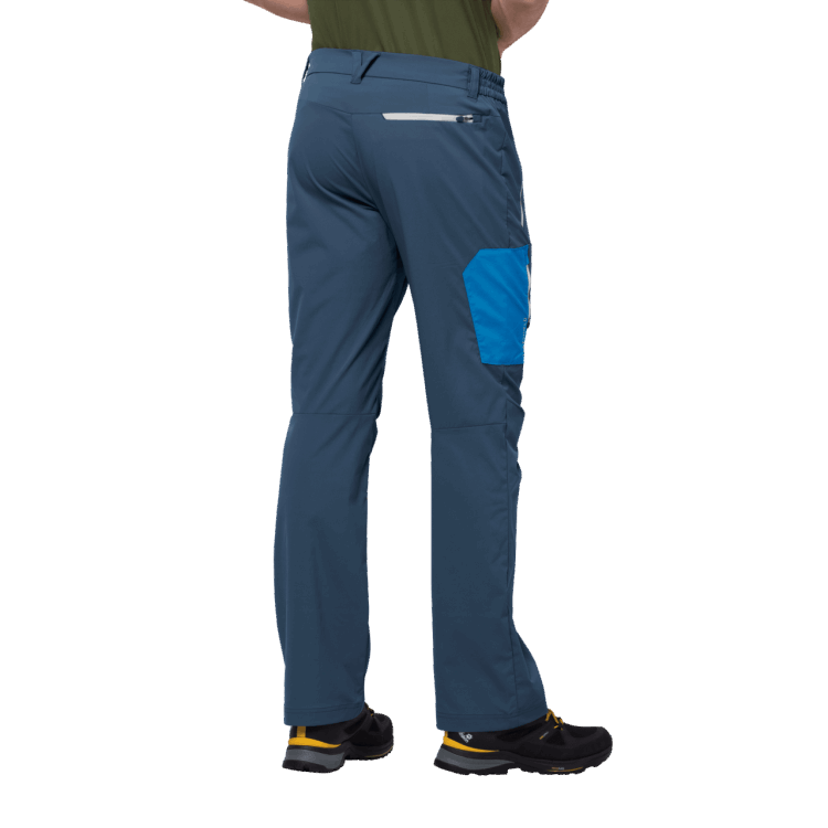 Men's Overland Pants Brand Jack Wolfskin Thunder Blue Original