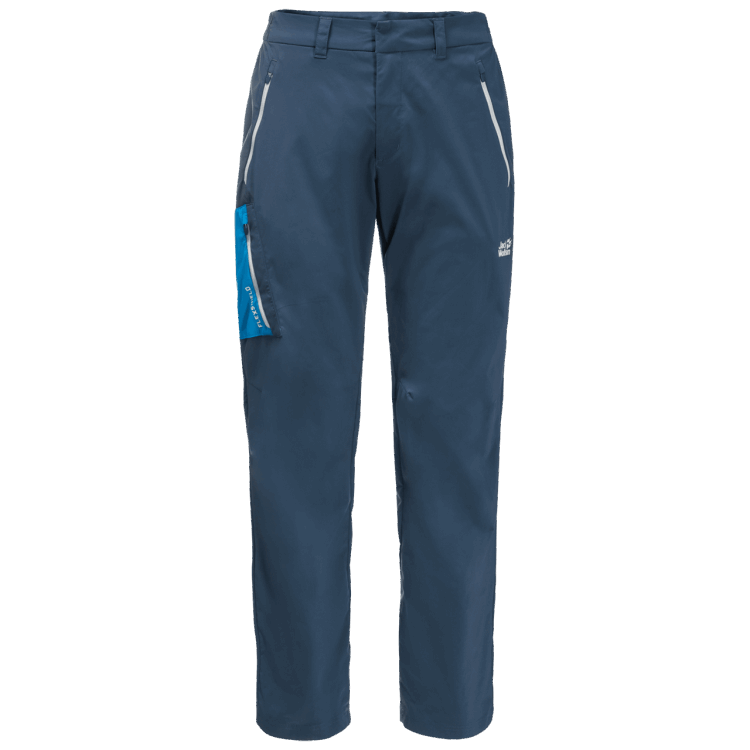 Men's Overland Pants Brand Jack Wolfskin Thunder Blue Original