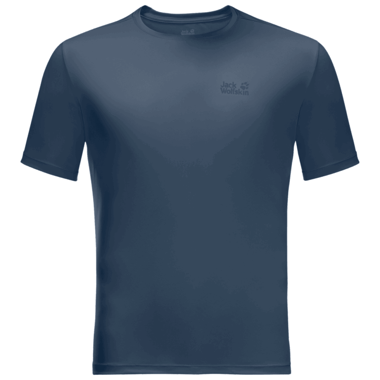 Thunder Blue Original Men's Tech T Brand Jack Wolfskin