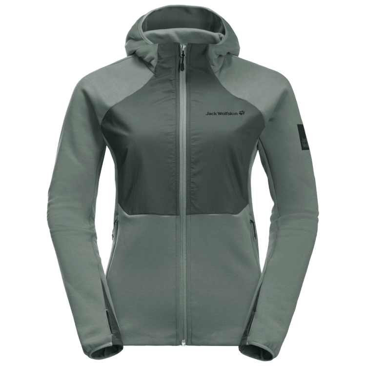 Brands Hedge Green Women's Tasman Cloud Fleece Brand Jack Wolfskin