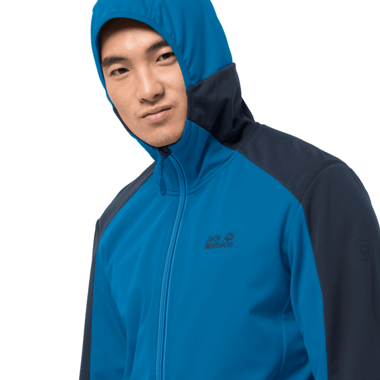 Brand Jack Wolfskin Blue Pacific Hot Men's Go Hike Softshell