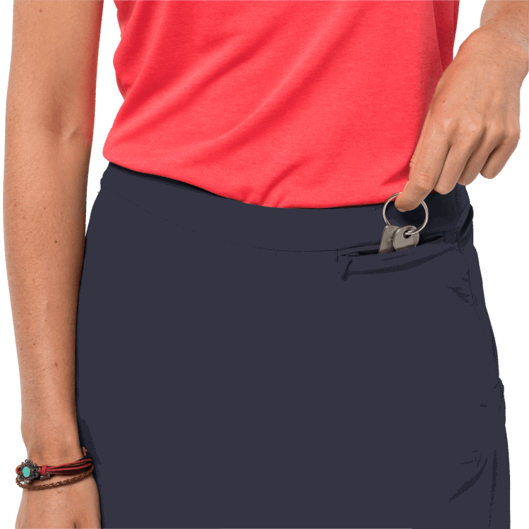 Brand Jack Wolfskin Graphite Women's Hilltop Trail Skort Brand