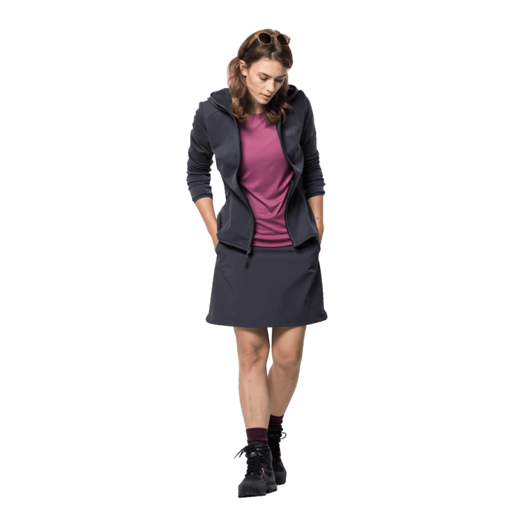 Brand Jack Wolfskin Graphite Women's Hilltop Trail Skort Brand