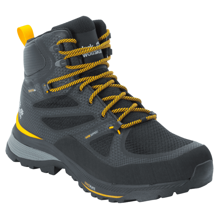 Original Brand Jack Wolfskin Men's Force Striker Texapore Mid Black