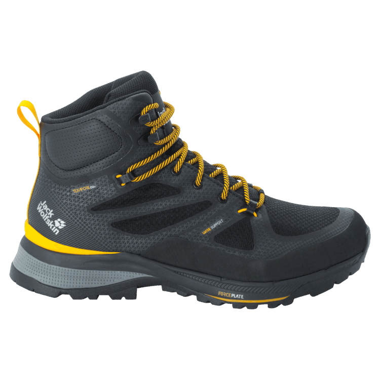 Original Brand Jack Wolfskin Men's Force Striker Texapore Mid Black