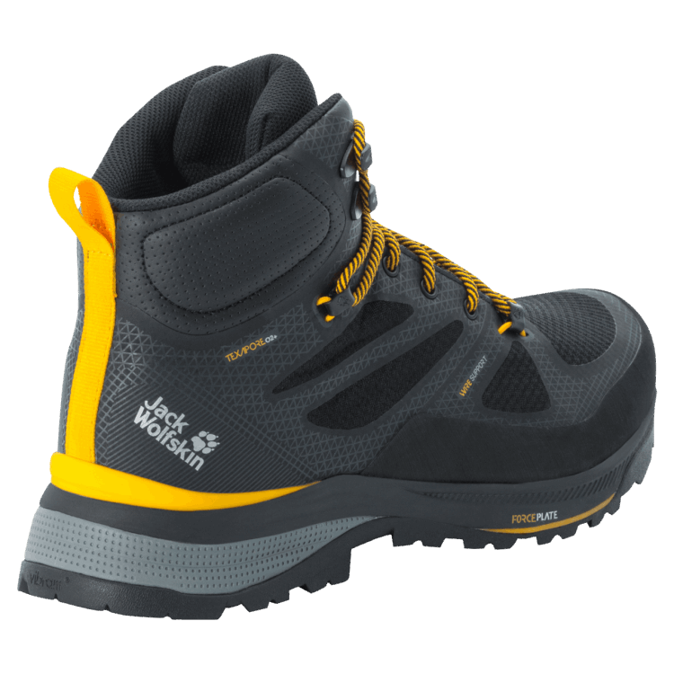Original Brand Jack Wolfskin Men's Force Striker Texapore Mid Black