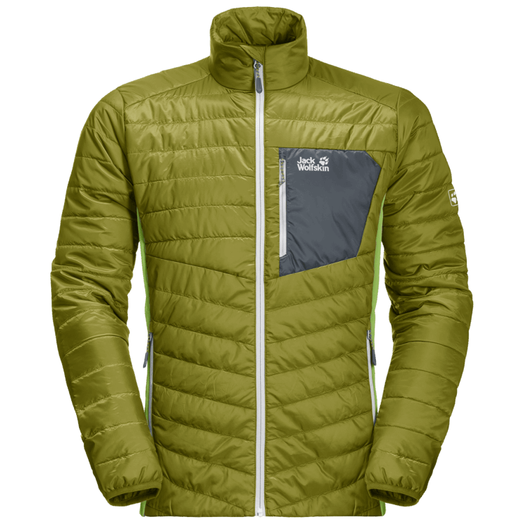 Men's Routeburn Jacket Golden Cypress Collection Brand Jack Wolfskin