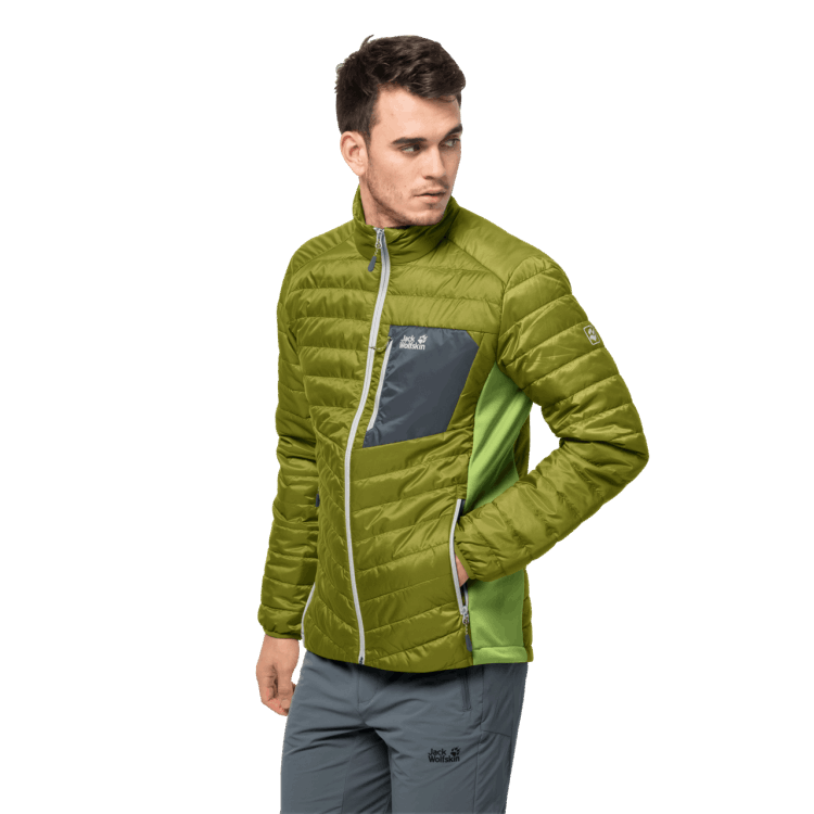 Men's Routeburn Jacket Golden Cypress Collection Brand Jack Wolfskin