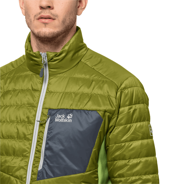 Men's Routeburn Jacket Golden Cypress Collection Brand Jack Wolfskin