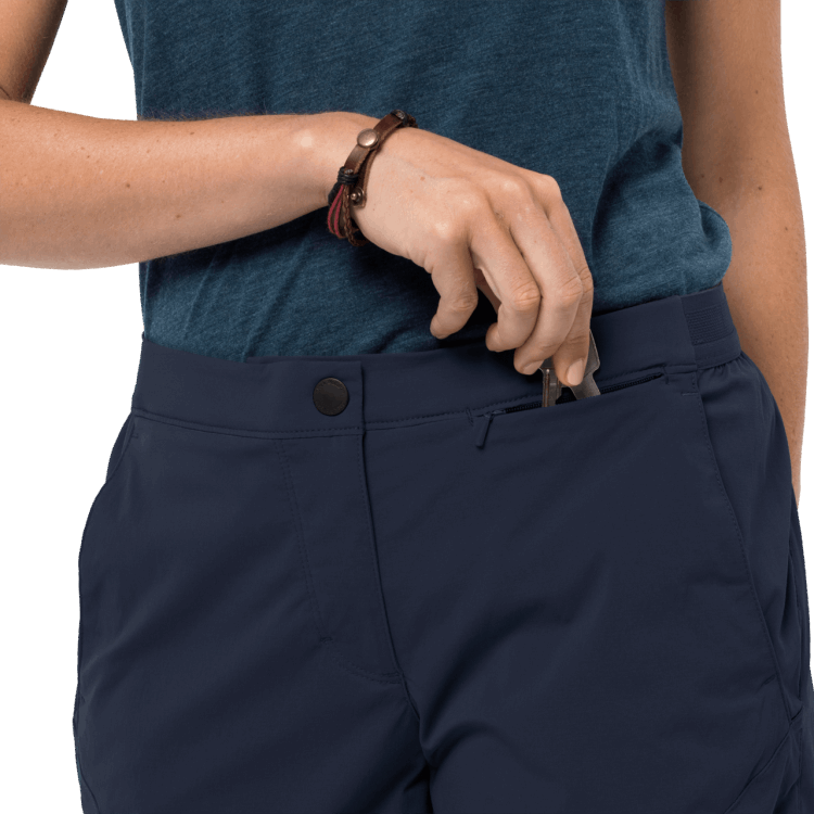Women's Hilltop Trail Shorts Collections Brand Jack Wolfskin Midnight Blue