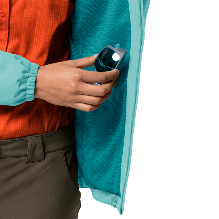 Women's Stormy Point Jacket Brand Brand Jack Wolfskin Peppermint