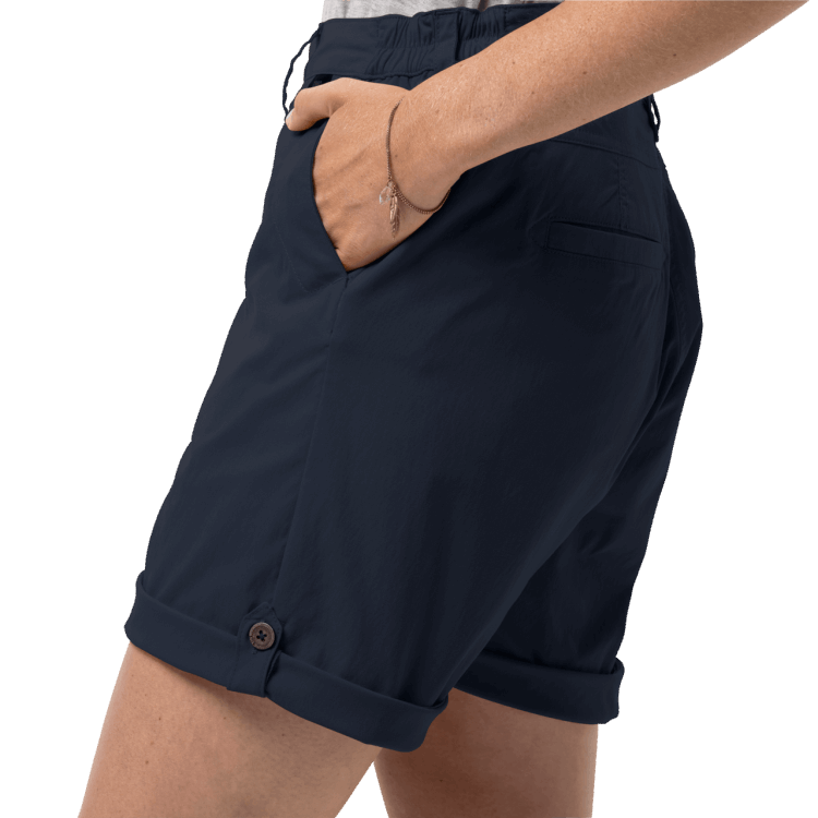 Women's Desert Shorts Brand Jack Wolfskin Midnight Blue Best