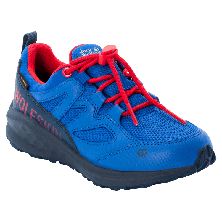 Best Blue-Red Kid's Unleash 4 Speed Texapore Brand Jack Wolfskin
