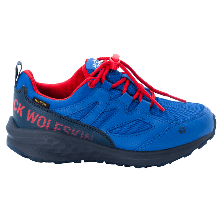 Best Blue-Red Kid's Unleash 4 Speed Texapore Brand Jack Wolfskin