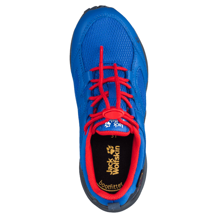 Best Blue-Red Kid's Unleash 4 Speed Texapore Brand Jack Wolfskin