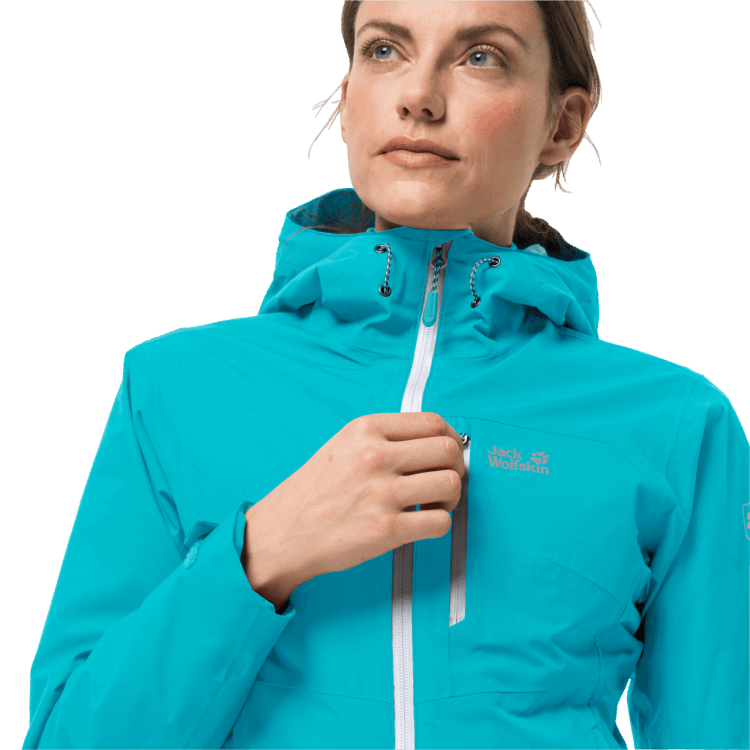 Origin Women's Eagle Peak Jacket Brand Jack Wolfskin Dark Aqua