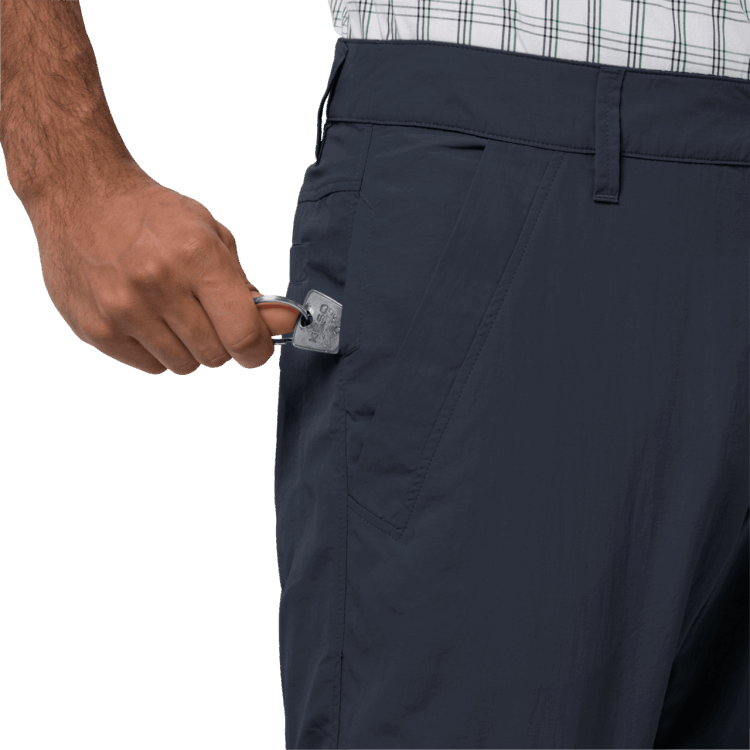 New Men's Desert Valley Pants Night Blue Brand Jack Wolfskin