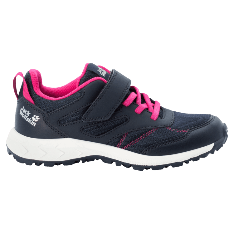 Blue-Pink Brand Jack Wolfskin Best Kid's Woodland Low Vc