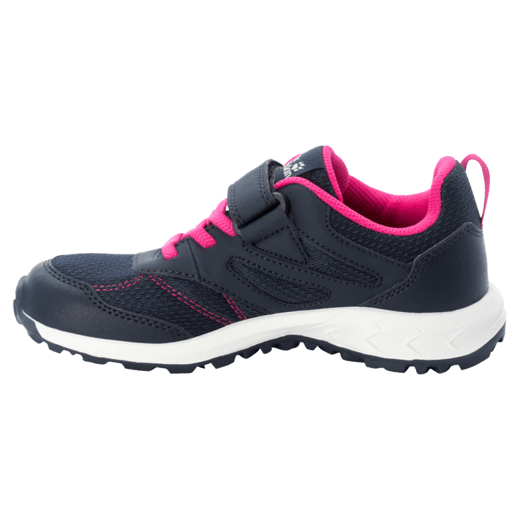 Blue-Pink Brand Jack Wolfskin Best Kid's Woodland Low Vc