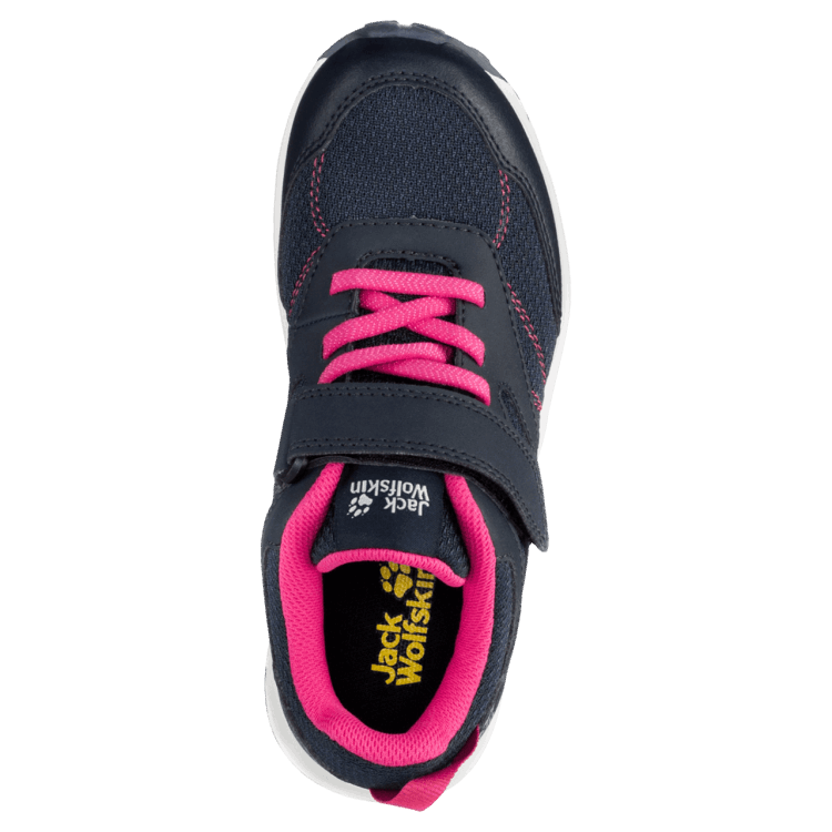 Blue-Pink Brand Jack Wolfskin Best Kid's Woodland Low Vc