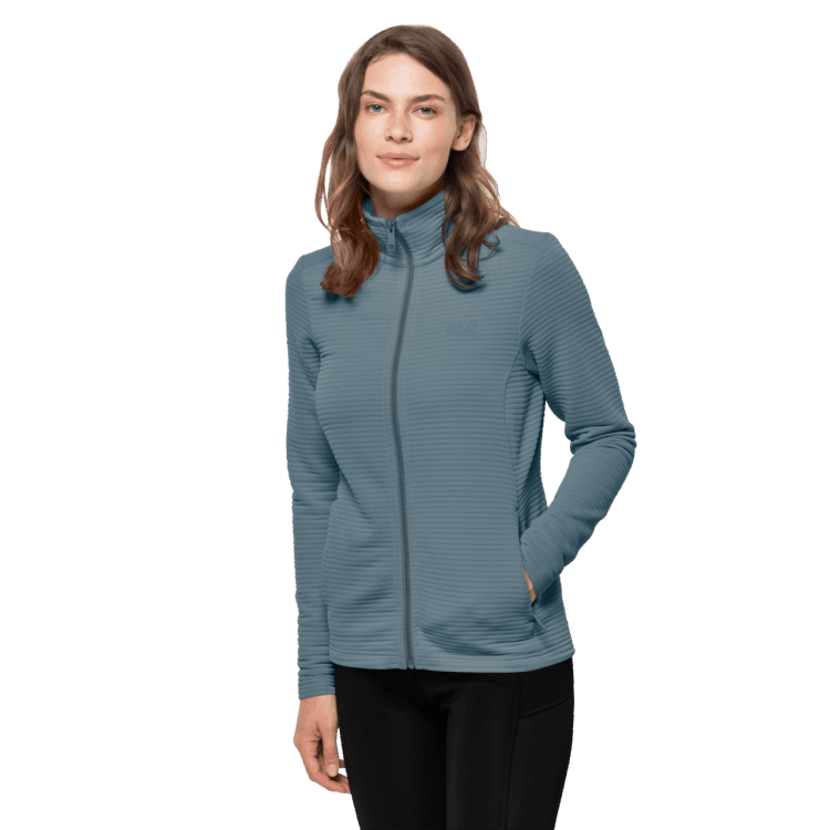 New Brand Jack Wolfskin Women's Modesto Jacket Teal Grey