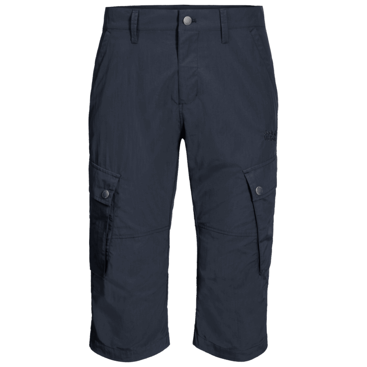 Night Blue Brand Jack Wolfskin Men's Desert Valley 3/4 Pants New