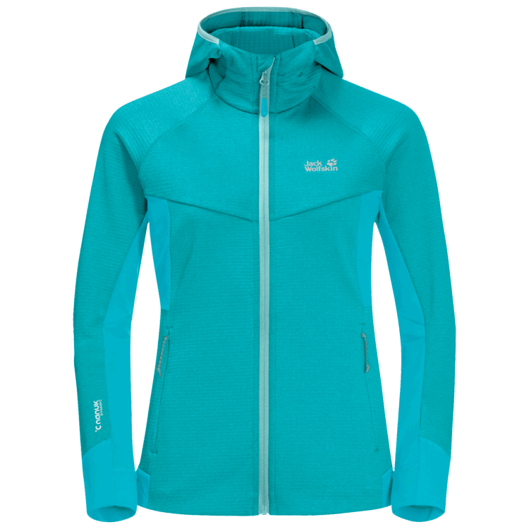 Brand Jack Wolfskin Dark Aqua Women's Hydro Grid Fleece Original