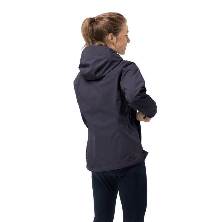Women's Highest Peak Jacket Brand Jack Wolfskin Origin Graphite