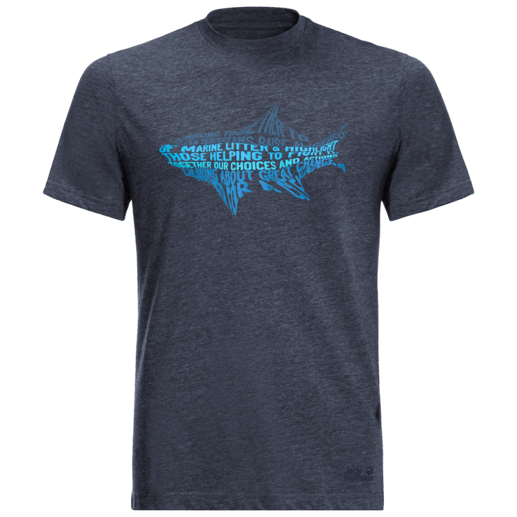 Origin Men's Ocean Life T Night Blue Brand Jack Wolfskin
