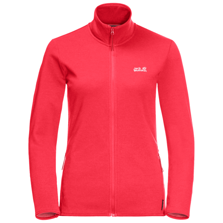 Brand Jack Wolfskin Fashion Tulip Red Women's JWP Midlayer